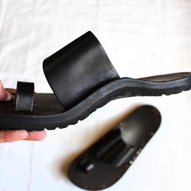 Jutta Neumann レザーサンダル ALICE （ブラック） | C.COUNTLY ONLINE