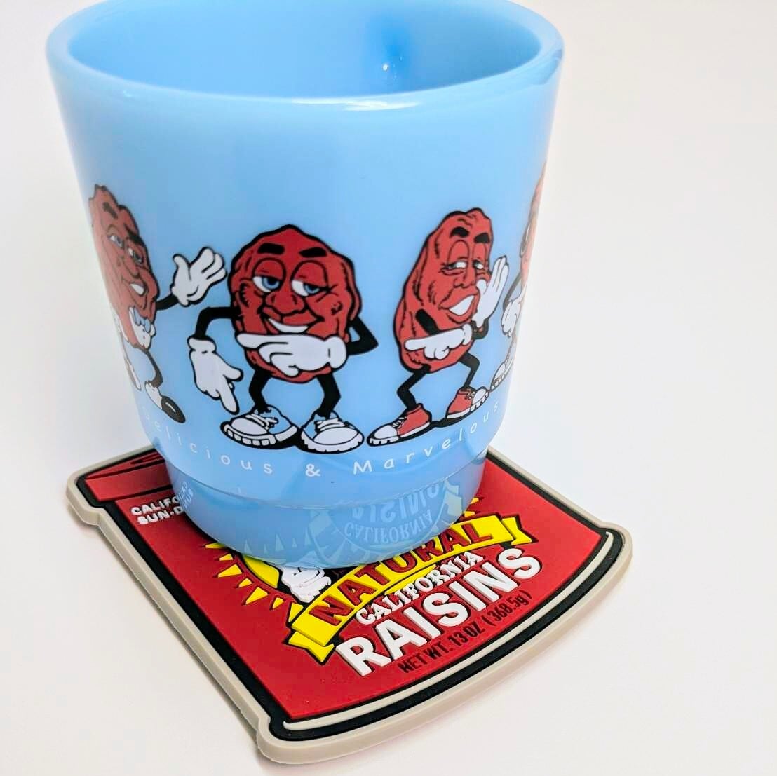 【California Raisins（カリフォルニアレーズン）RUBBER COASTER / ラバーコースター 】〚アメリカン雑貨 アメトイ〛