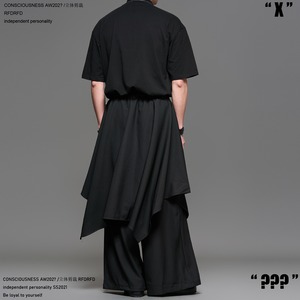 RFDRFD 26SS フェイクツーピースハカマパンツ