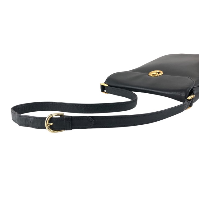 GIVENCHY ジバンシィ ショルダーバッグ ブラック ロゴ レザー vintage ヴィンテージ オールド c78vb7