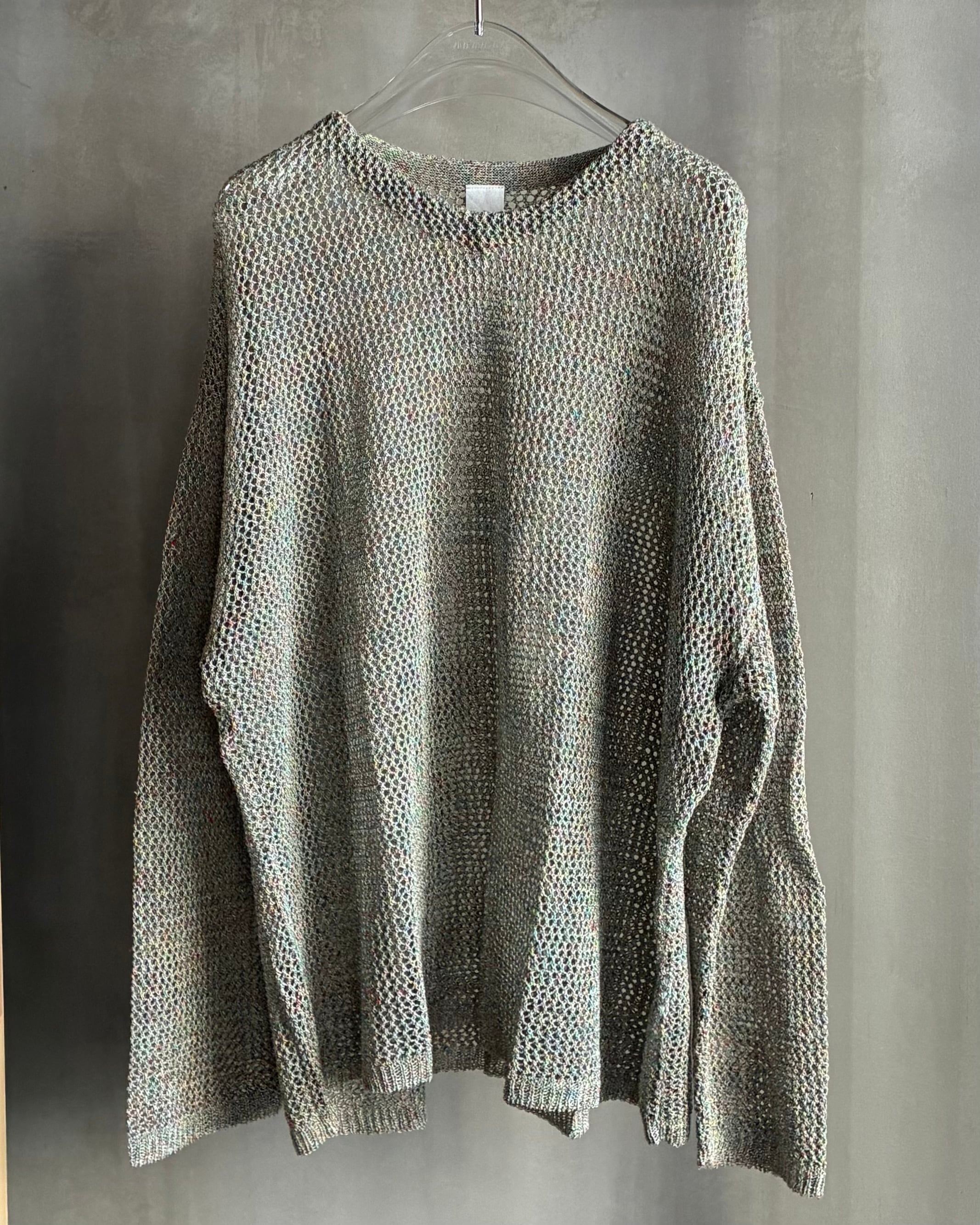 RL【LINEN MESH KNIT -GREEN MIX-】