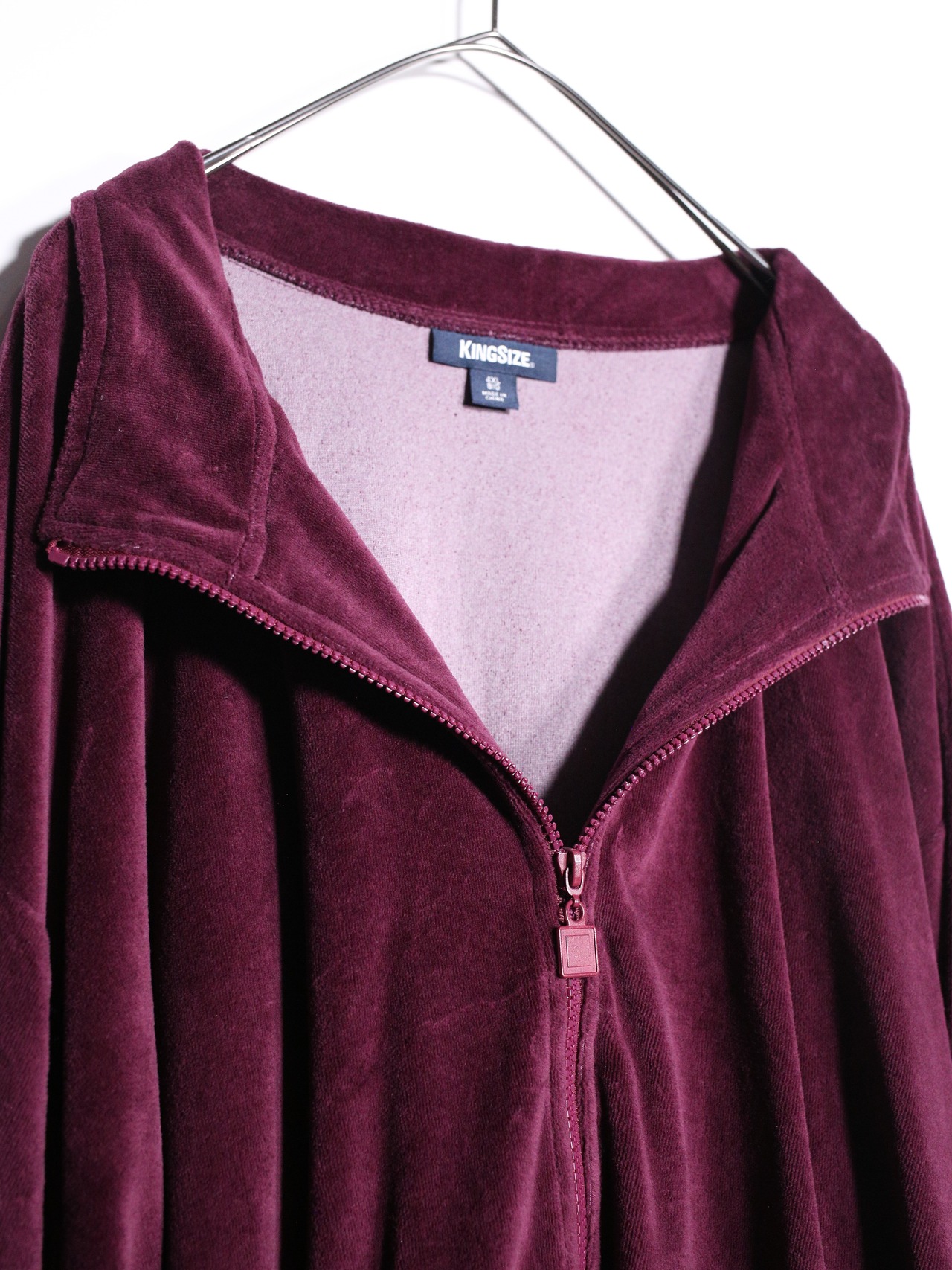 "KING SIZE" XXXL super over silhouette velours jacket - 14