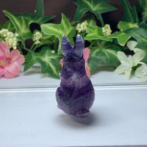 6.フローライトうさぎ・インテリア
