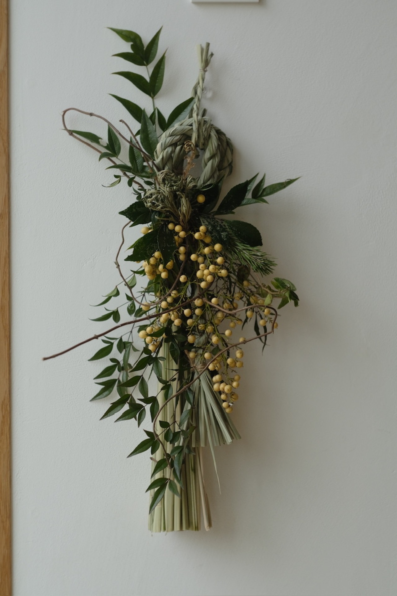 真菰のお正月飾り　白