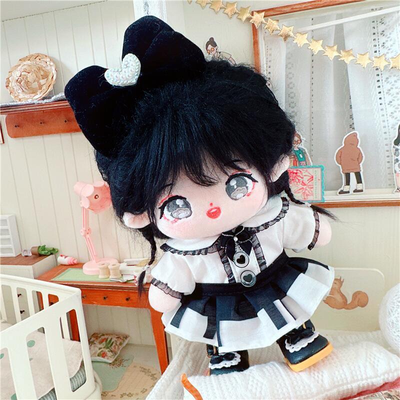 20cmぬいぐるみ用 トップス+スカート+リボンヘアバンド エレガント