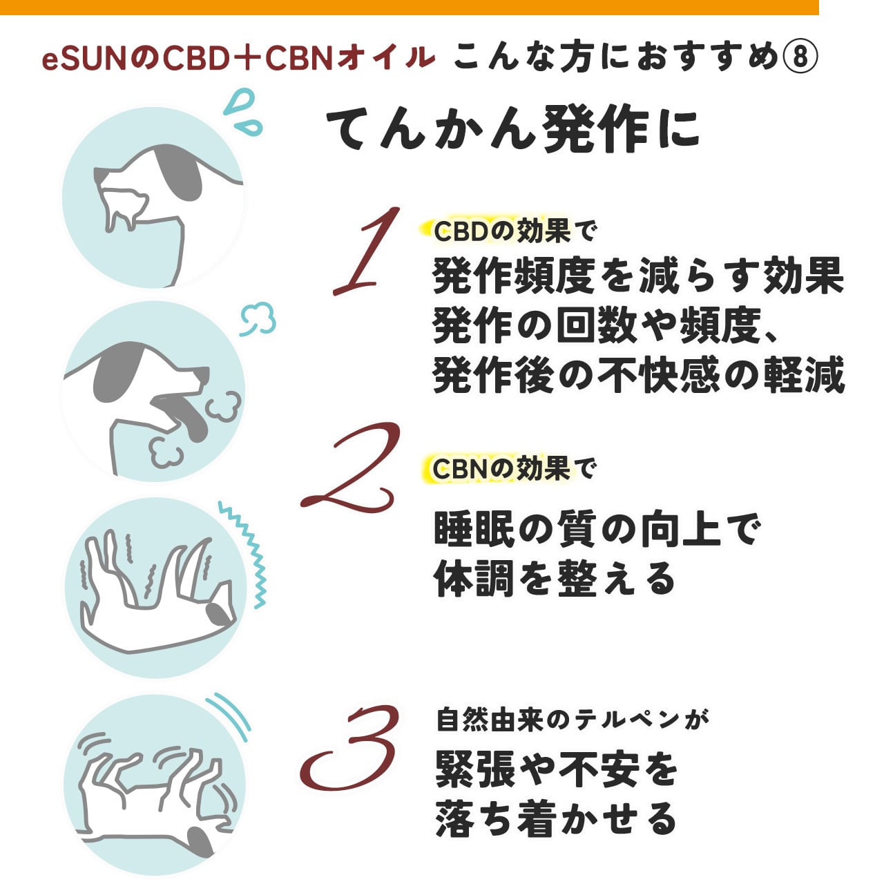 eSUN 犬用 CBD+CBNオイル 10ml | eSUN Online Shop