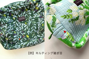 【訳あり】キルティングポーチ Lサイズ