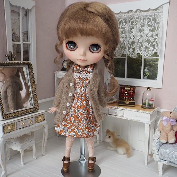 ネオブライス モヘアウィッグ くるりんフィッシュボーンOA 10インチ/ドール Blythe Pulip | Bonbon rouge Doll  wig shop powered by BASE