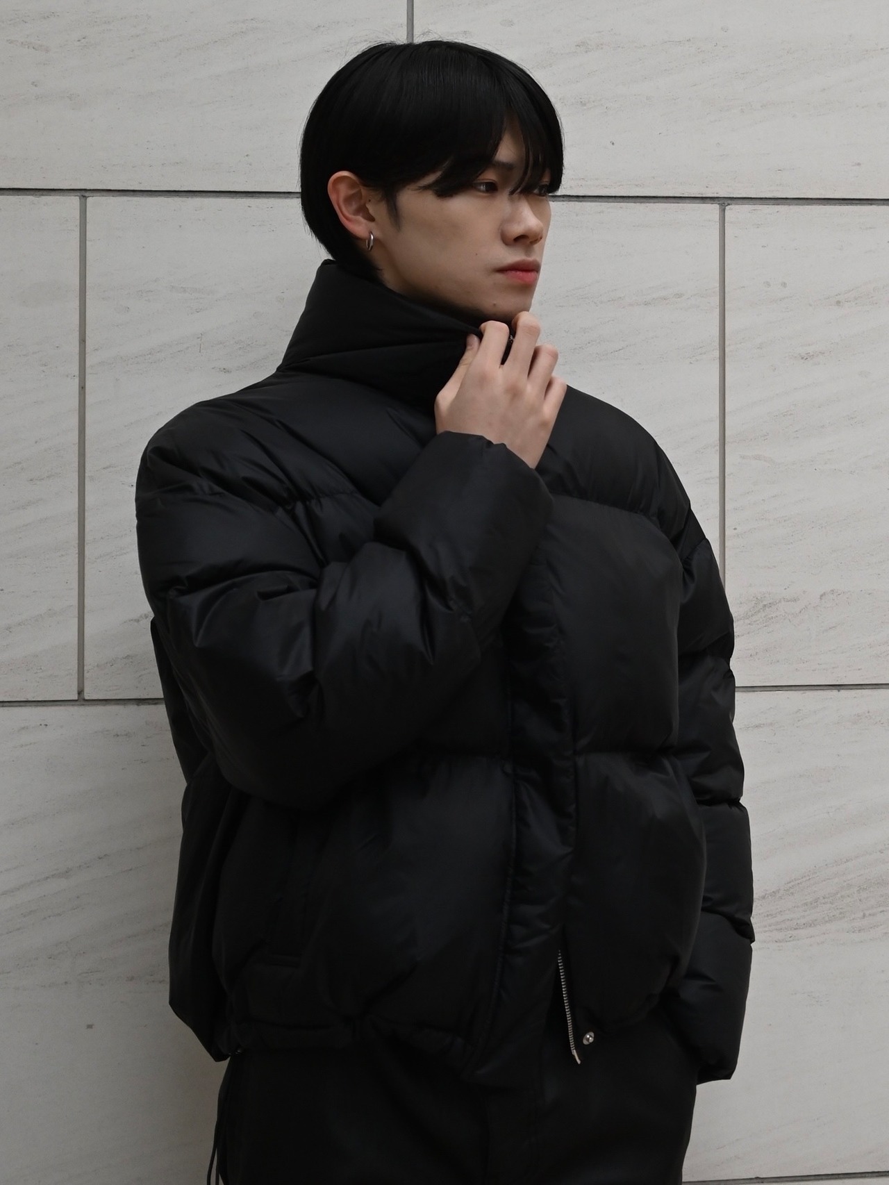 【ALUDE SELECT】short down jacket(2color)