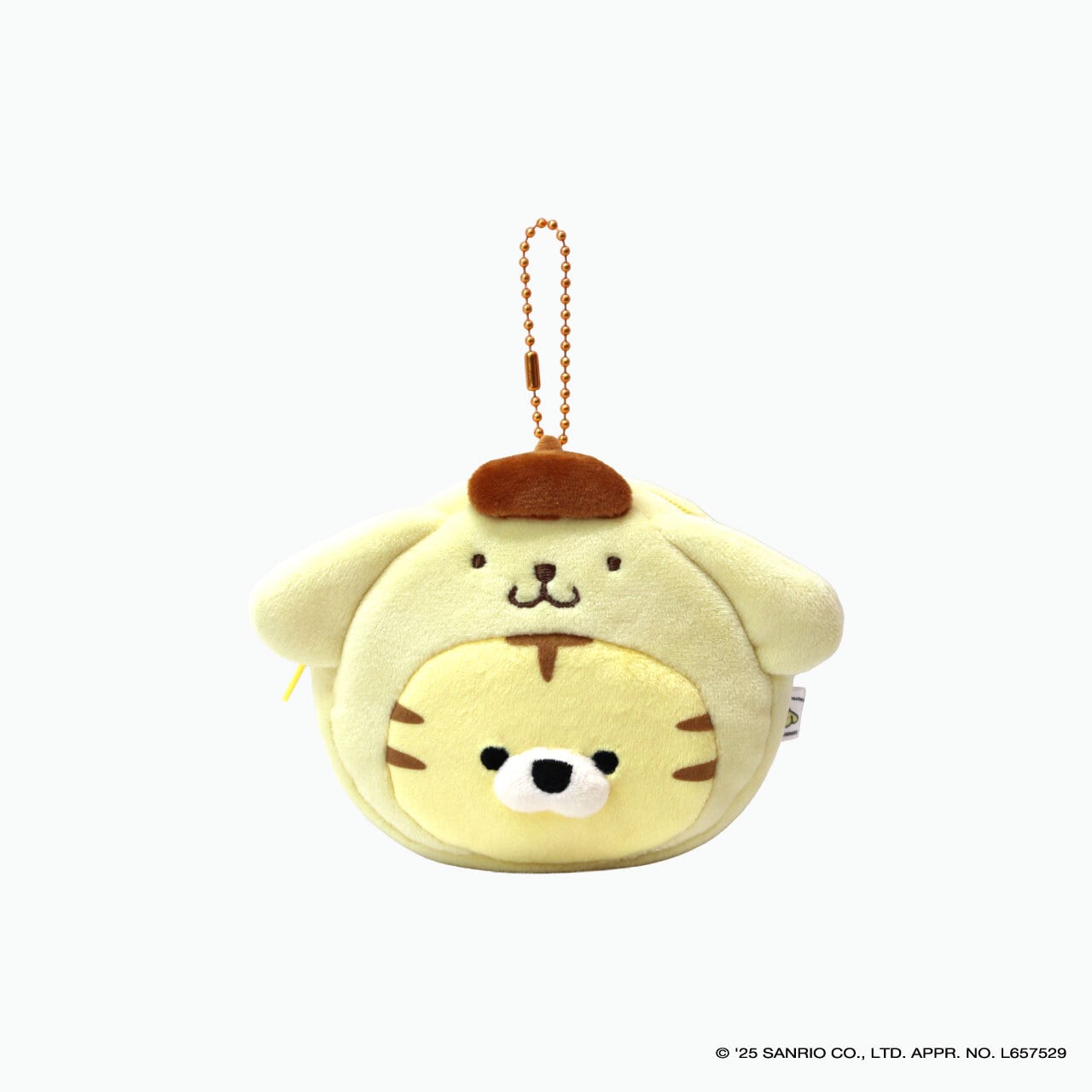 【mof】Sanrio characters x mofmofriends なかよしミニポーチチャーム POMPOMPURIN×トラ / MFS005-5
