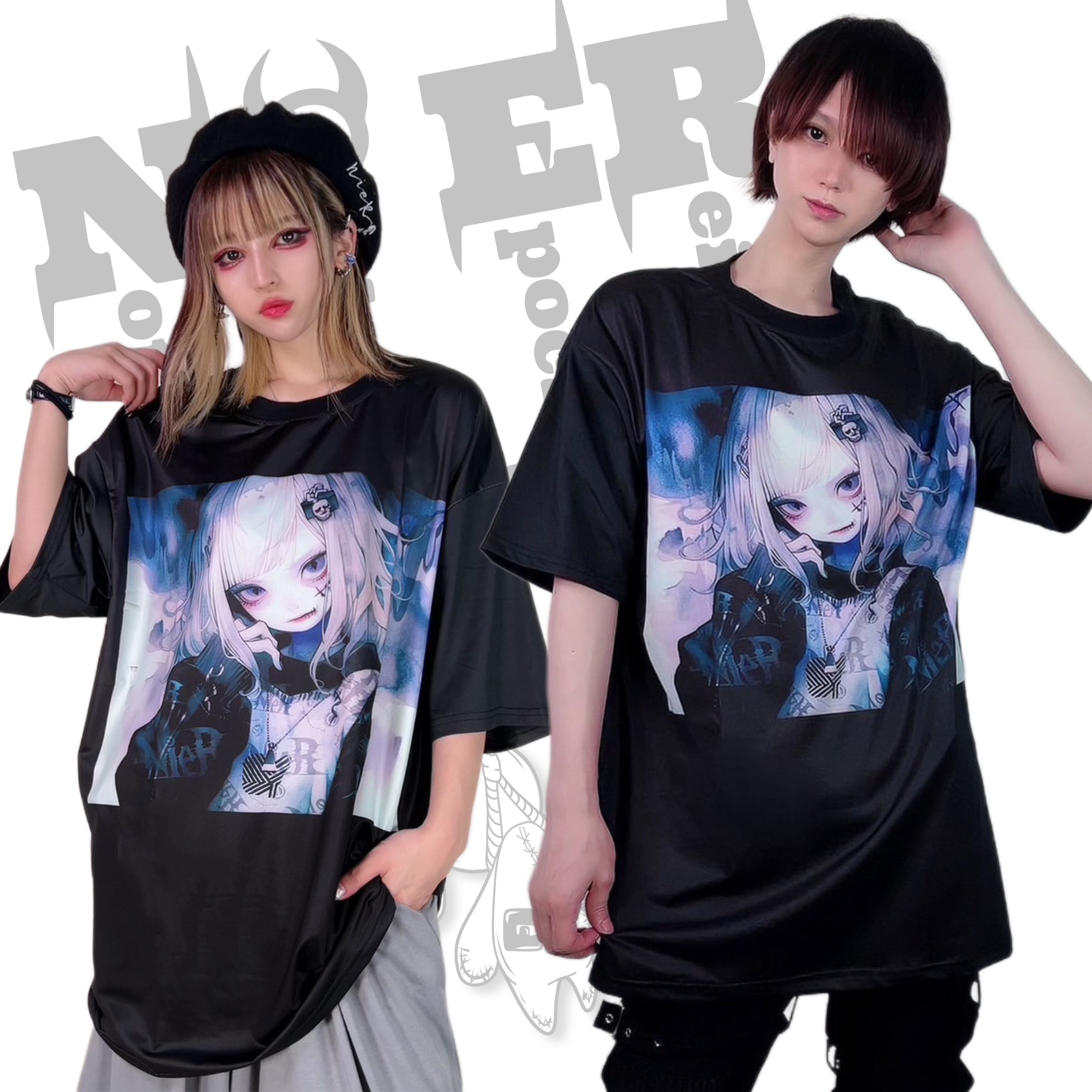 擬人化HALF SLEEVE BIG CUTSEW | NIER CLOTHING powered by BASE