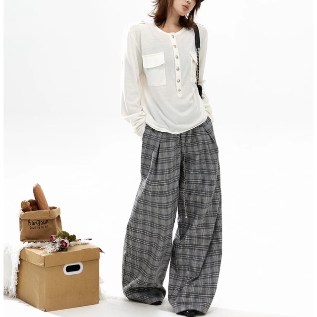 double-pocket front-button tee　ダブルポケットフロントボタンティー　J2124
