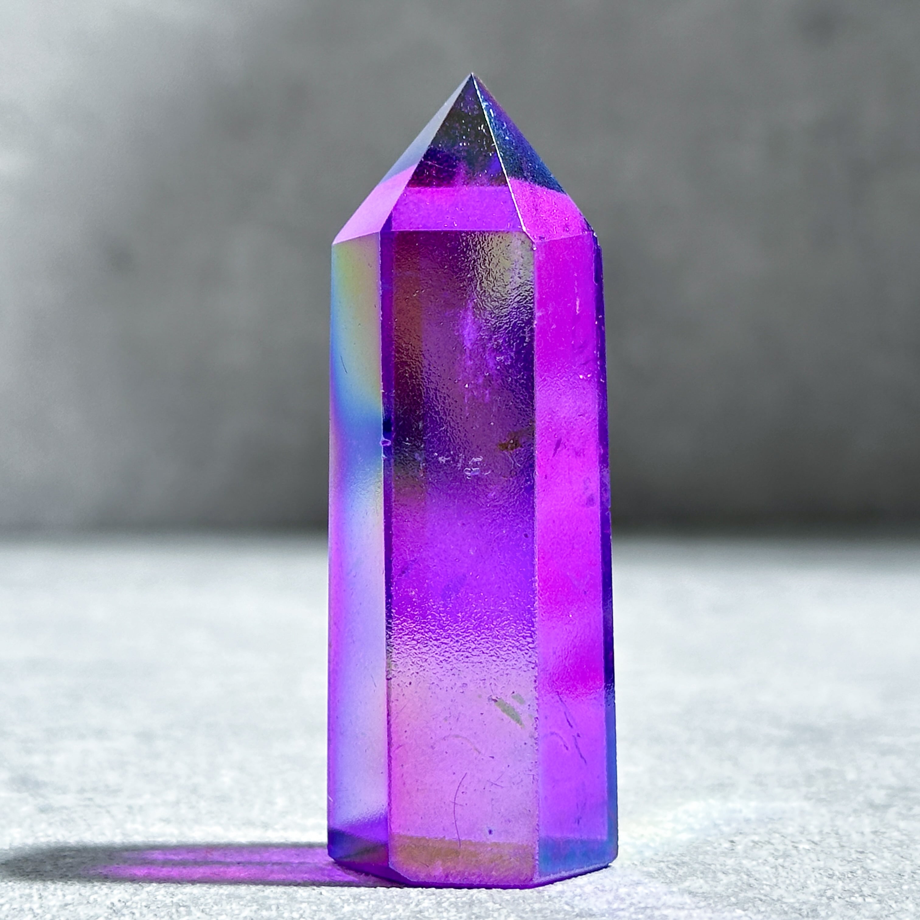 パープルオーラクォーツ ミニタワー23◇ Purple Aura Quartz ◇天然石・鉱物・パワーストーン