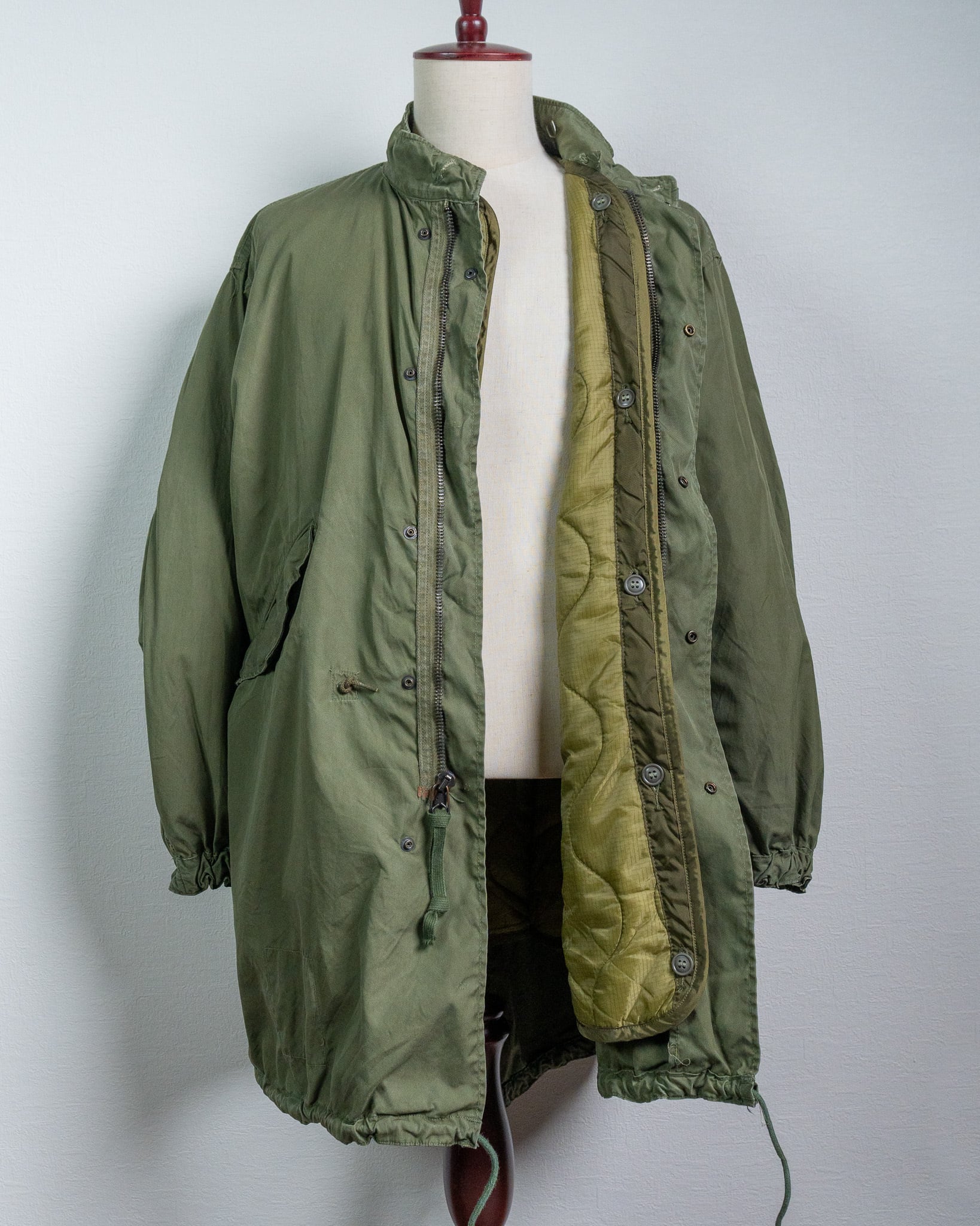 SMALL】Black Zipper U.S.Army M-65 Field Parka Full Set SMALL】Black Zipper U.S.Army M-65 Field Parka Full Set