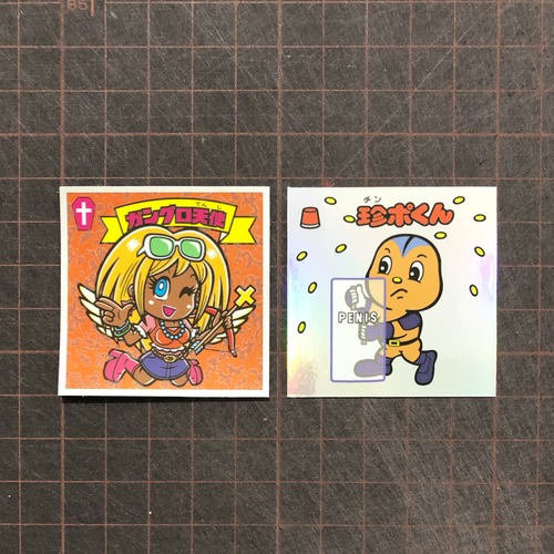 CHIMPO-kun sticker (shield)