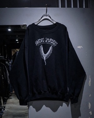 【add (C) vintage】“Satori Imports” Graphic Print Loose Sweatshirt