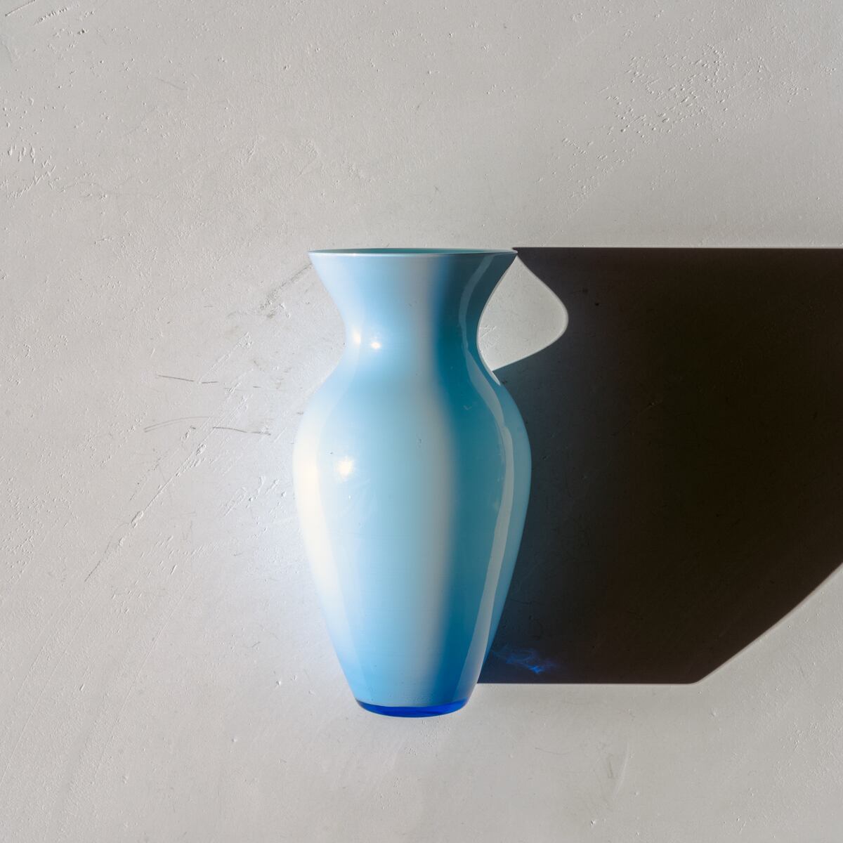 Milky Flower Vase (Powder Blue)