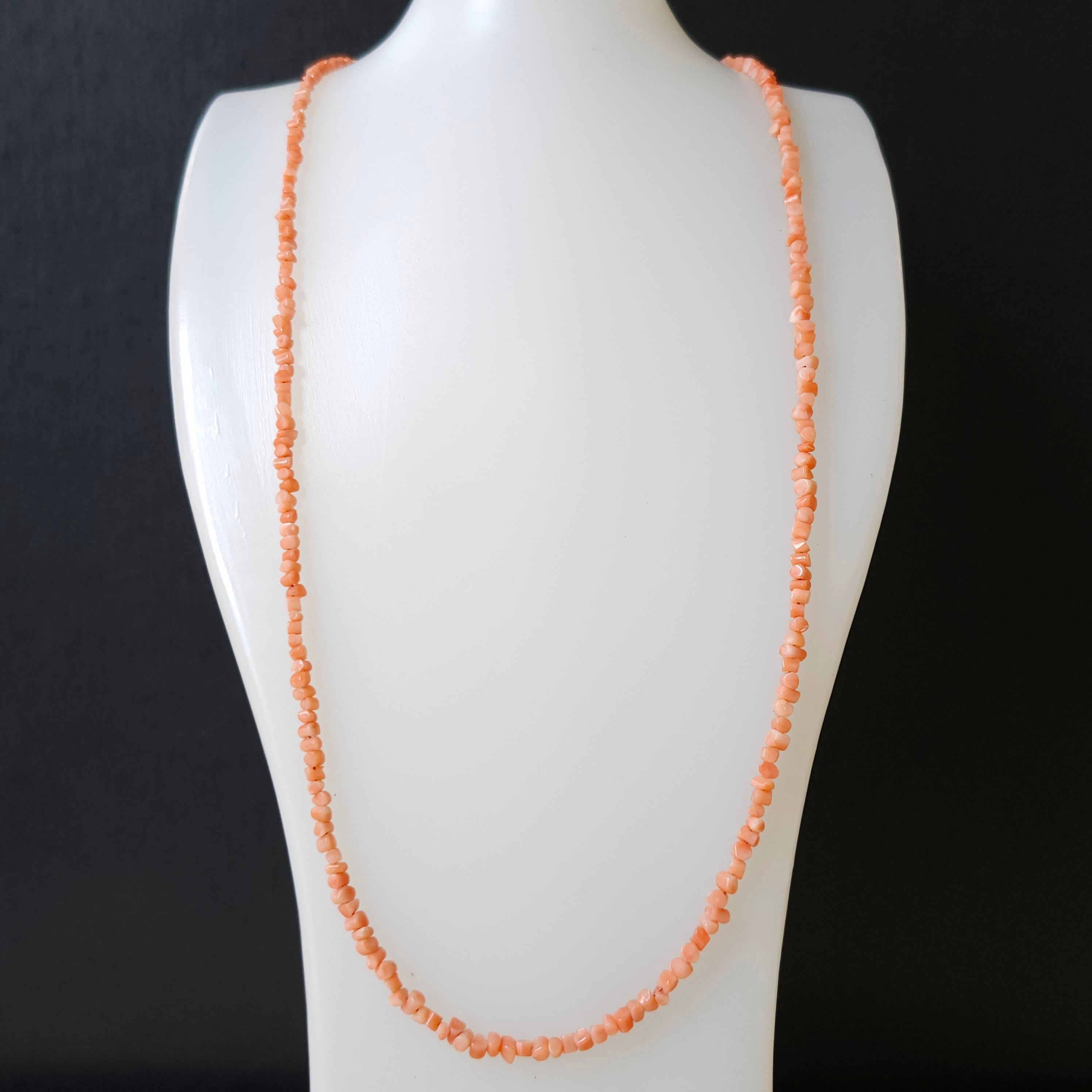 深海珊瑚 ネックレス 014 【商品紹介動画が商品説明からご覧いただけ