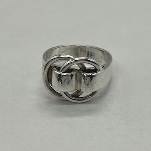 エルメス HERMES ドゥザノー リング 表記サイズ56 SV ヴィンテージ