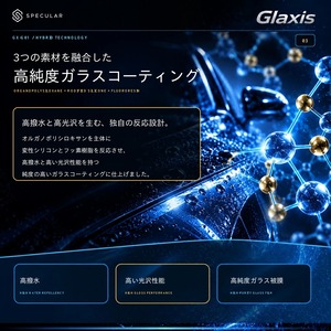 洗う、整える、塗る、仕上げる。プロ品質の深い艶と超撥水を、この1セットで  自動車ボディ用ガラスコーティング剤 艶出し・撥水・塗装保護 高純度シリカ・クリアな艶・簡単施工 8mL 初心者向け6点施工セット Glaxis GX-G01 ONE