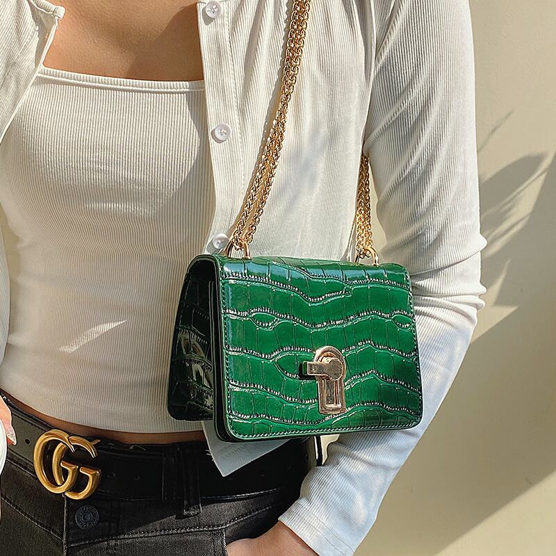 チェーン スタイル クロスボディ スクウェア 手作りハンドバック13134275714