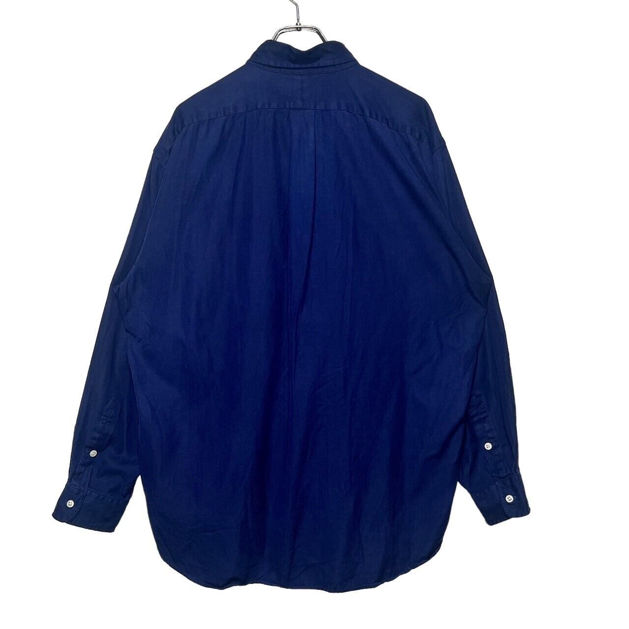 ヴィンテージ　ジャケット　フルジップ　刺繍　薄手　長袖シャツ　肩パッド　 LO6