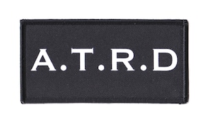 A.T.R.D ロゴパッチ 50x100mm