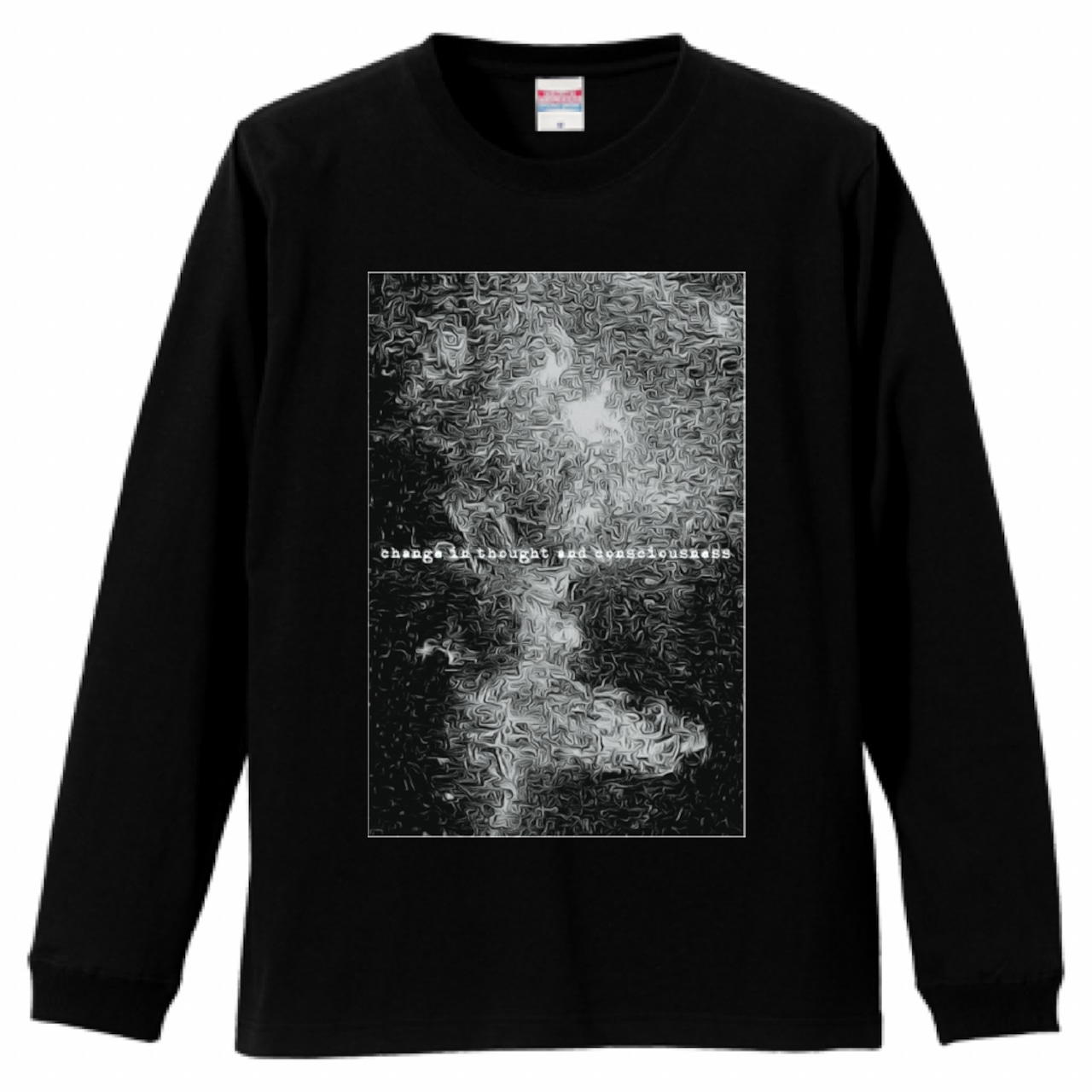 ONE SECOND THOUGHT Tシャツ change in thought and consciousnessデザインロングTシャツ