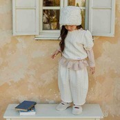 アーバンラビット / URBAN RABBIT / ケーブルキルティングパンツ / 韓国子供服 / キッズ / 26winter〖取寄〗*XS~XL*