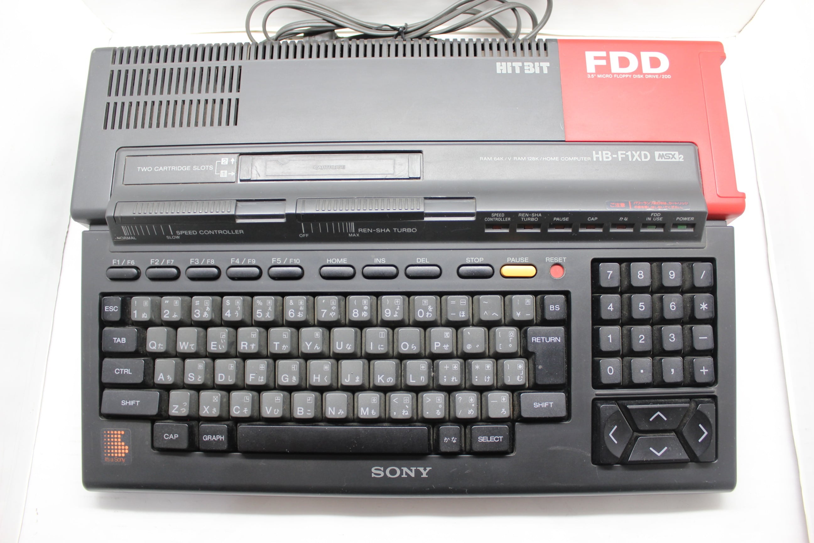 PC/タブレットMSX2 Sony HB-F1XD レトロPC FDD OK 動作確認済み