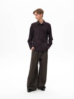 Slight Vogue Wool Blend Butterfly Collar Shirt