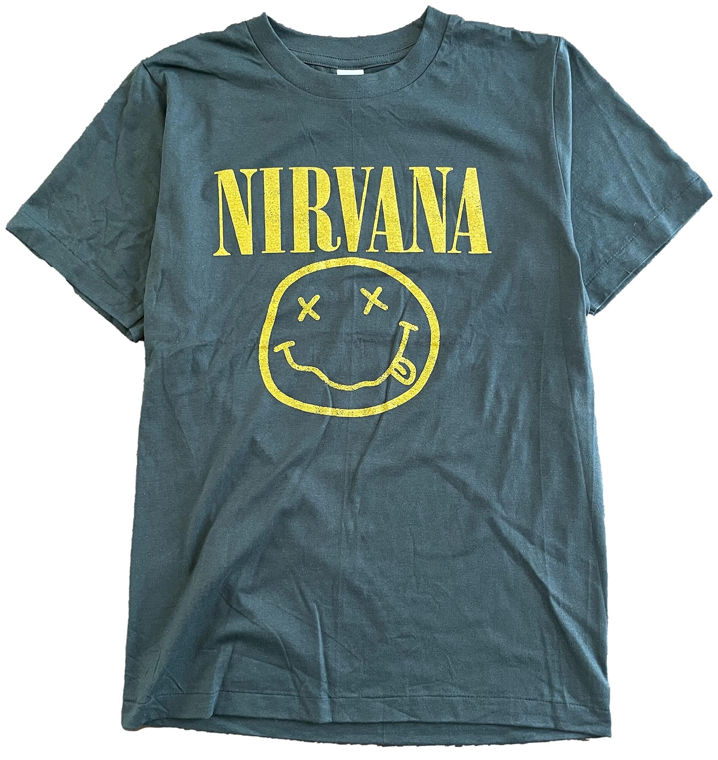 古着加工 Tシャツ NIRVANA ニルヴァーナ スマイル スマイリー ...