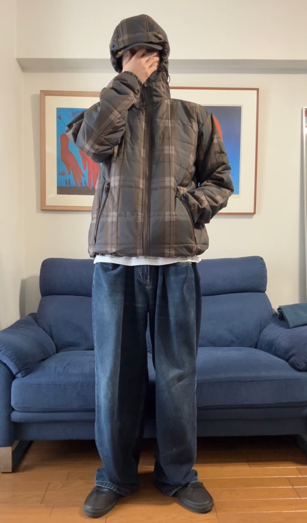 00s Columbia Shadow Plaid Puffer Jacket | minnatakusanmitene