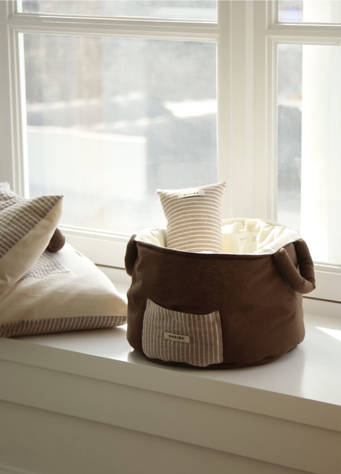 〈予約アイテム〉OHDIBS – Cotton Soft Basket(Brown)