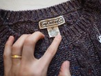 1980's OLD Gap Tweed Cable Knit Sweater