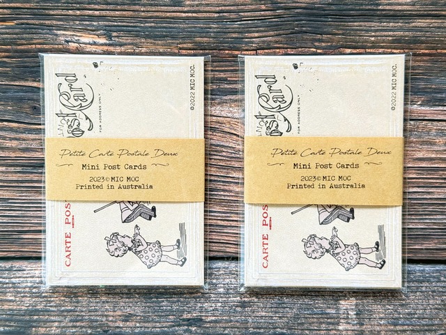 Mic Moc　ミニカードセット　4種8枚入り　Petite Carte Postale Deux　JC012【Mic Moc（ミックモック）】[MIC-40m]