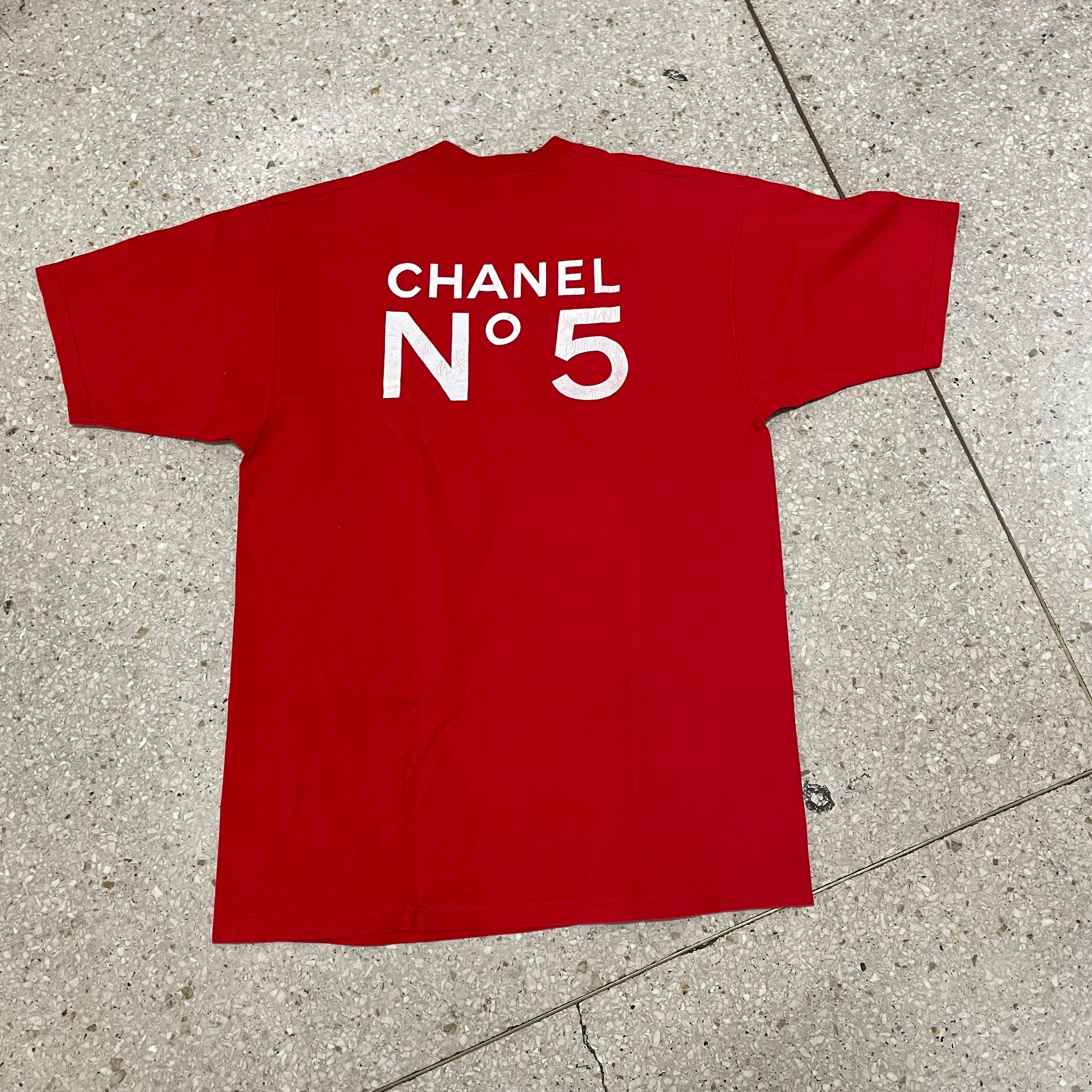 CHANEL Promo スタッフ用Tシャツ(シャネル N°5) | 西田商店 CHANEL Promo スタッフ用Tシャツ(シャネル N°5) | 西田商店
