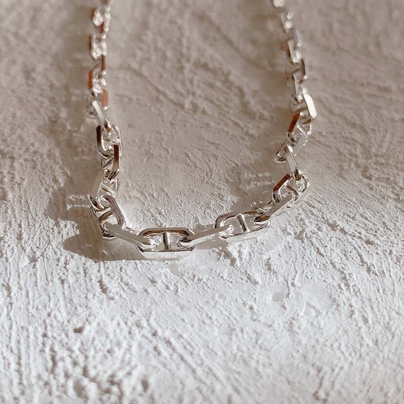 silver925 anchor chain necklace L | 上質なジュエリー | 大人