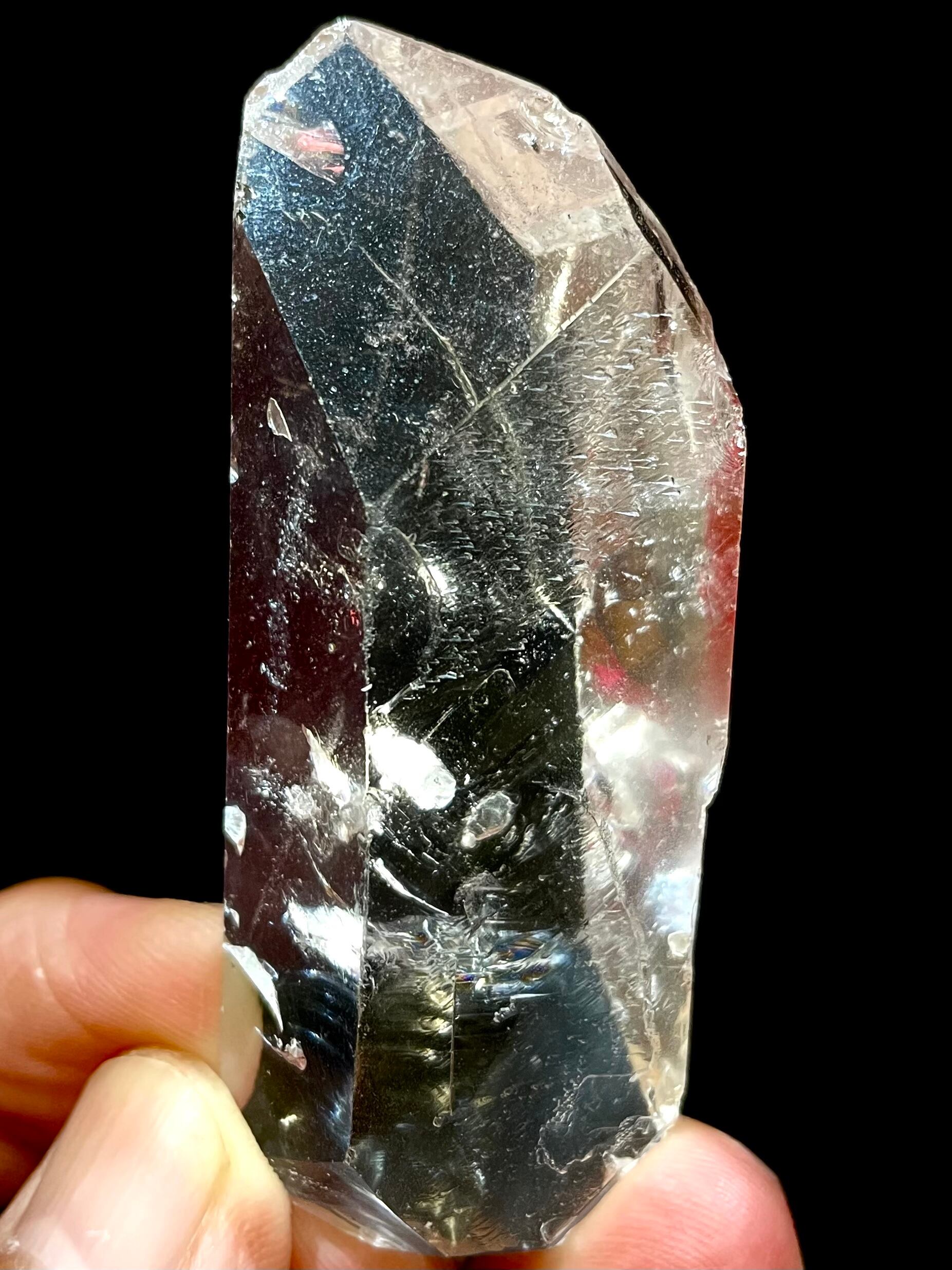 7) 珍品!完全結晶クオーツ(変わり種B)超クリア