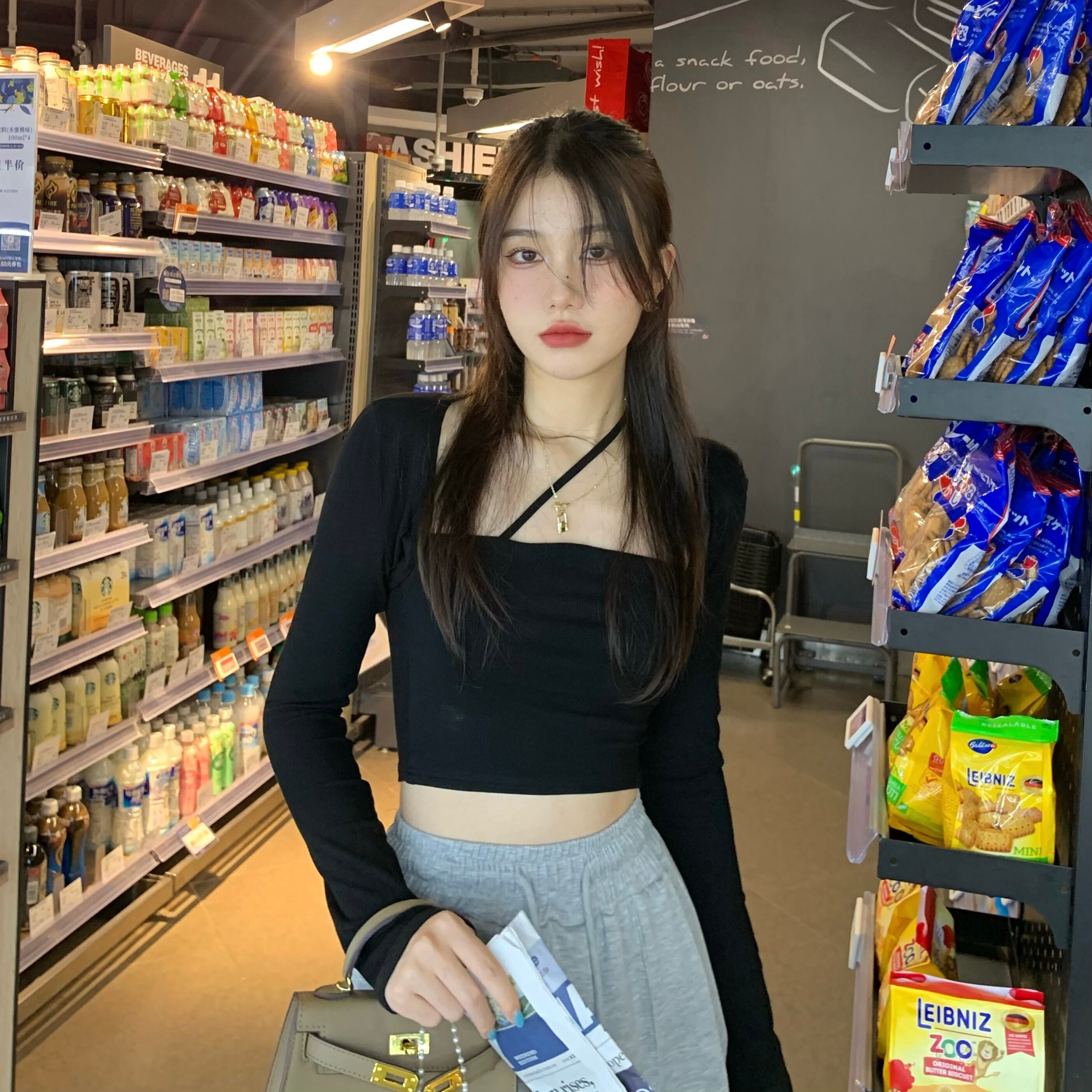 スリムTシャツ シャツ レディースオータムトップス ロング 秋物 ピュア スクウェア モンロー29556950213