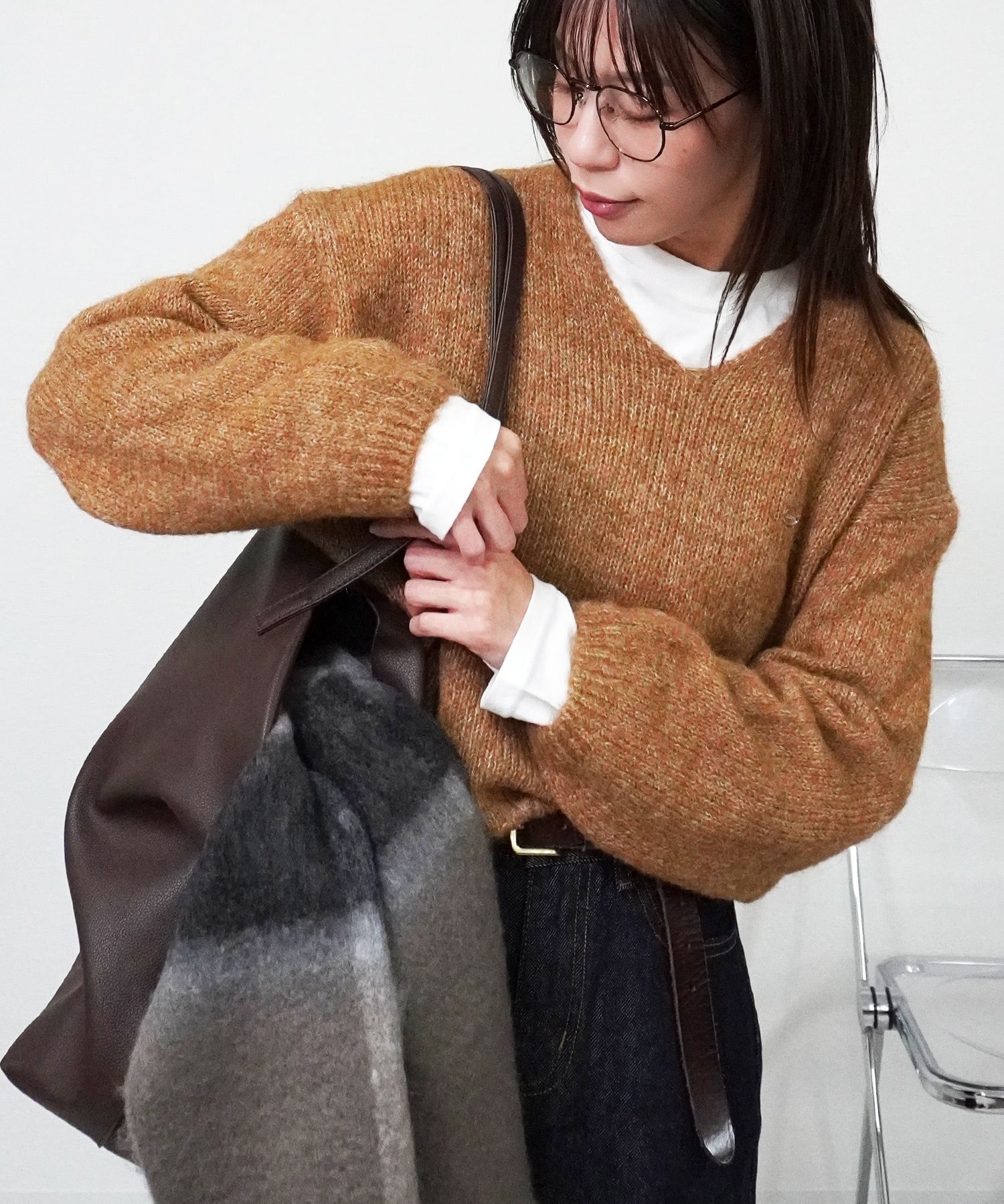 G.V.G.V. モヘアニット RANAN（ラナン） ニット セーター モヘアライクシアーニット