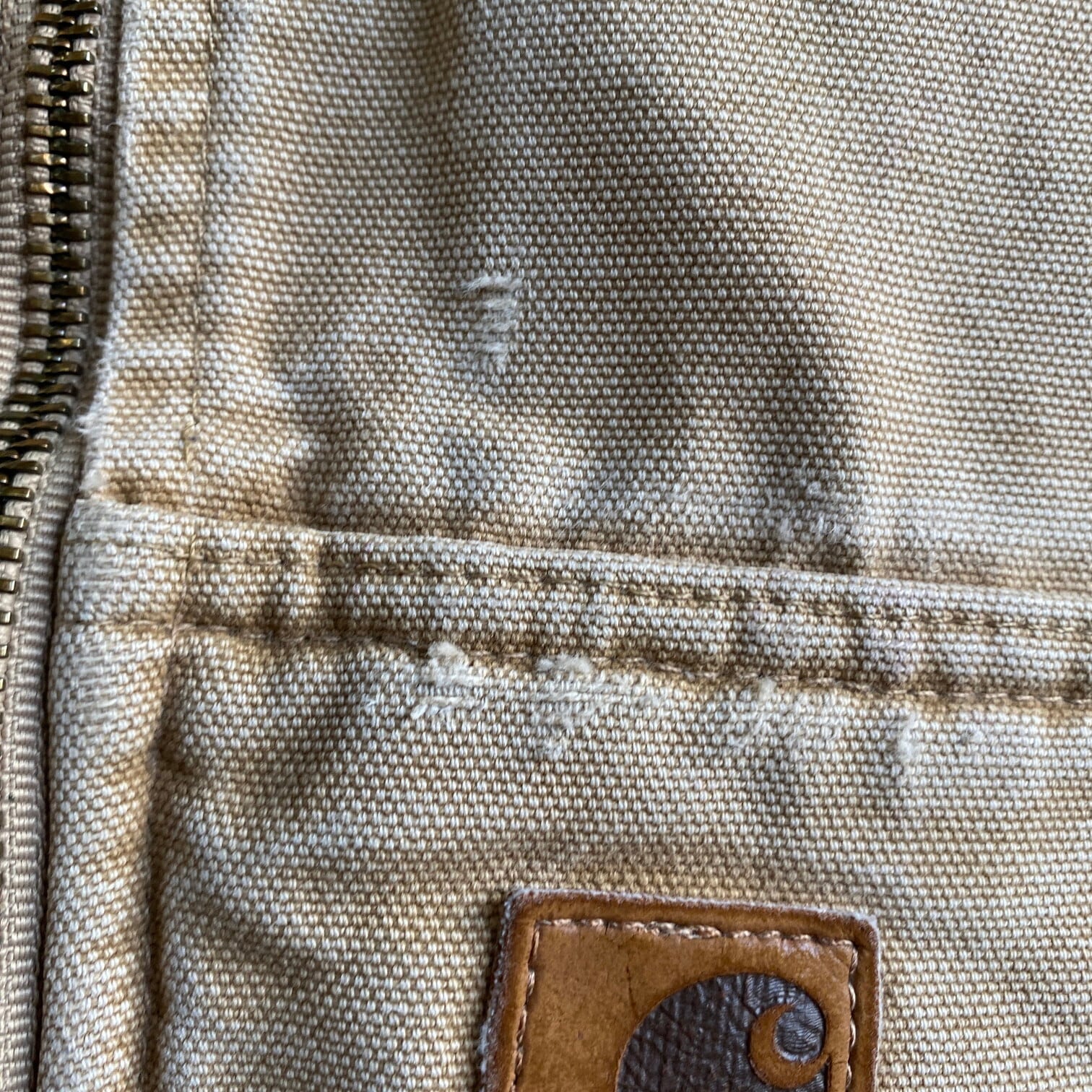 Carhartt カーハート ダック地 ワークベスト ボアライナー 裏ボア