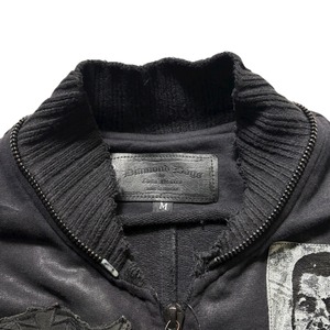 DIAMOND DOGS black coating cotton long vest