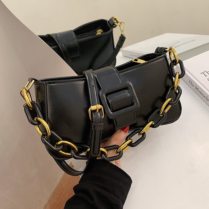 スモールバッグレディース2020ニューファッションシンプルテクスチャチェーンワンショルダーアンダーアームバッグネットレッドオールマッチメッセンジャースモールスクエアバッグ Tiancai_Wing_Bag39870934332