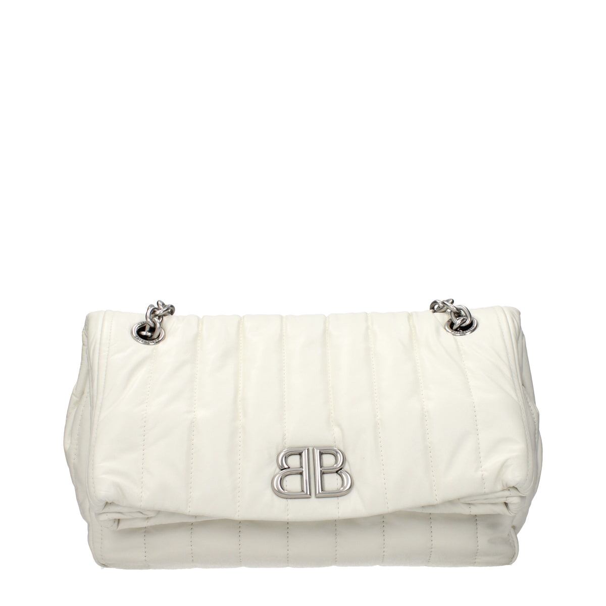 【新品】BALENCIAGA バレンシアガ レディース ショルダーバッグ レザー ホワイト 7659662AASE9106
