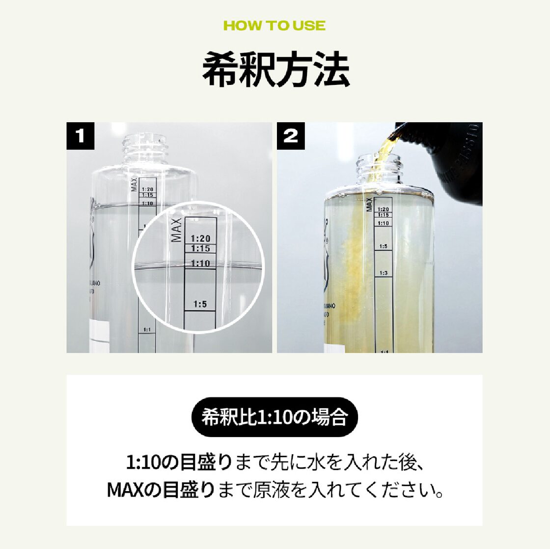 マニアック 希釈ボトル SPRAY BOTTLE MANIAC LINE | PAY ID