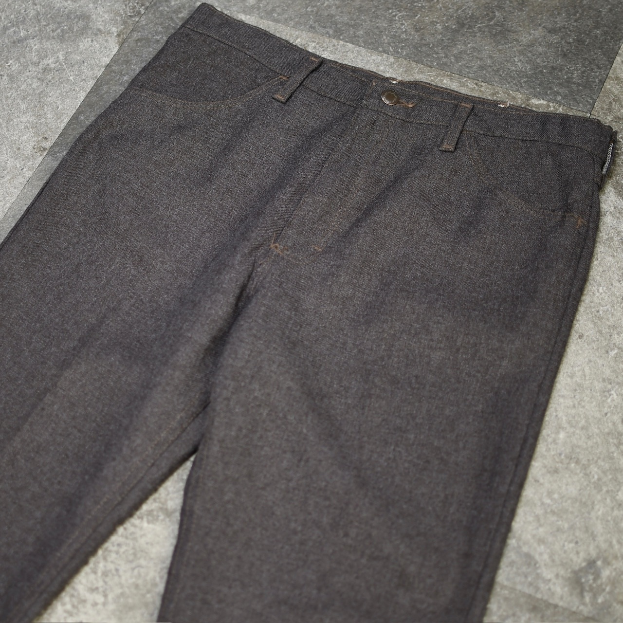 80's~ Wrangler launcher pants brown