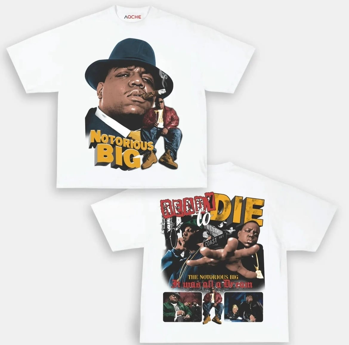 ミュージシャン The Notorious B.I.G. Unofficial Tee The Notorious B.I.G. Unofficial Tee / White | LIVIN' LARGE WEB STORE