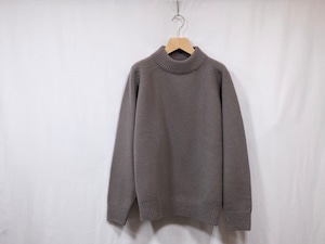 crepuscule”W/G MOCK NECK L/S GRAY”