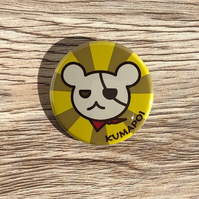クマポイの海賊 缶バッジ（44mm）